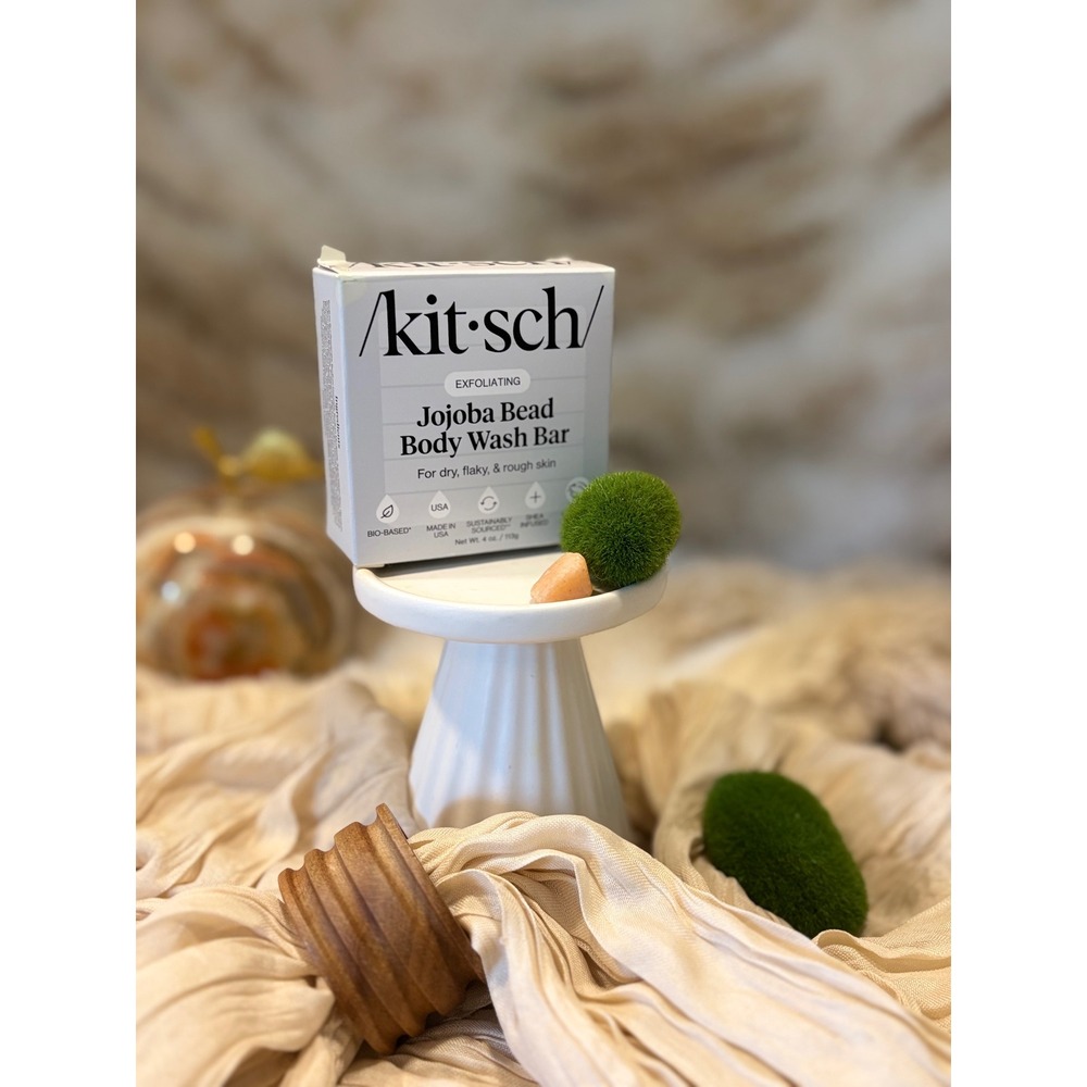 Kitsch Exfoliating Jojoba Bead Body Wash Bar 4 oz New In Box